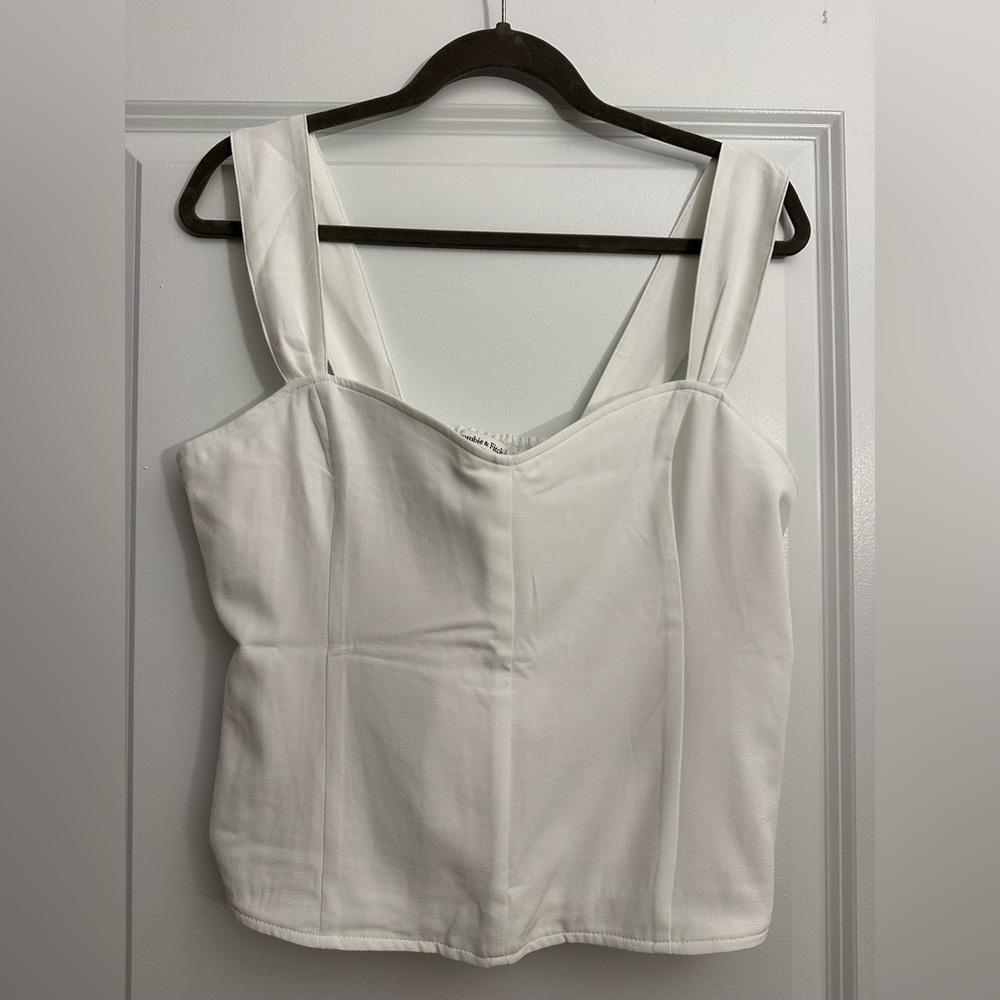 Abercrombie Wide Strap V-Neck Cami